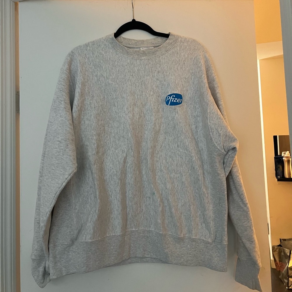 Champion Gray Crewneck Sweater